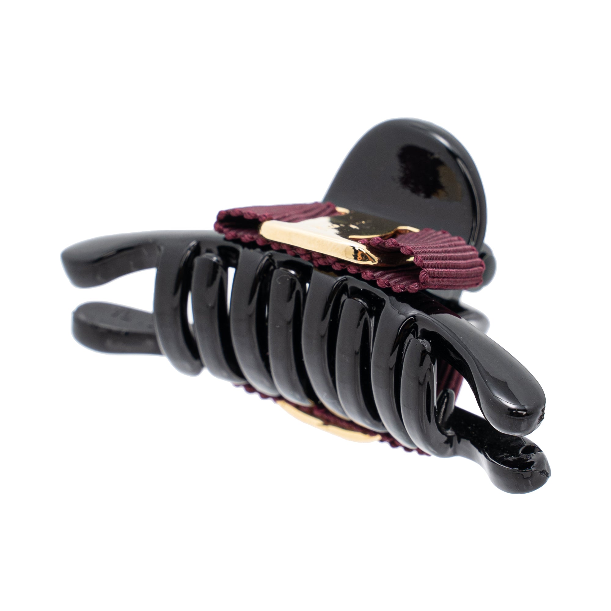Sofia Mini Hair Clips (Maroon)