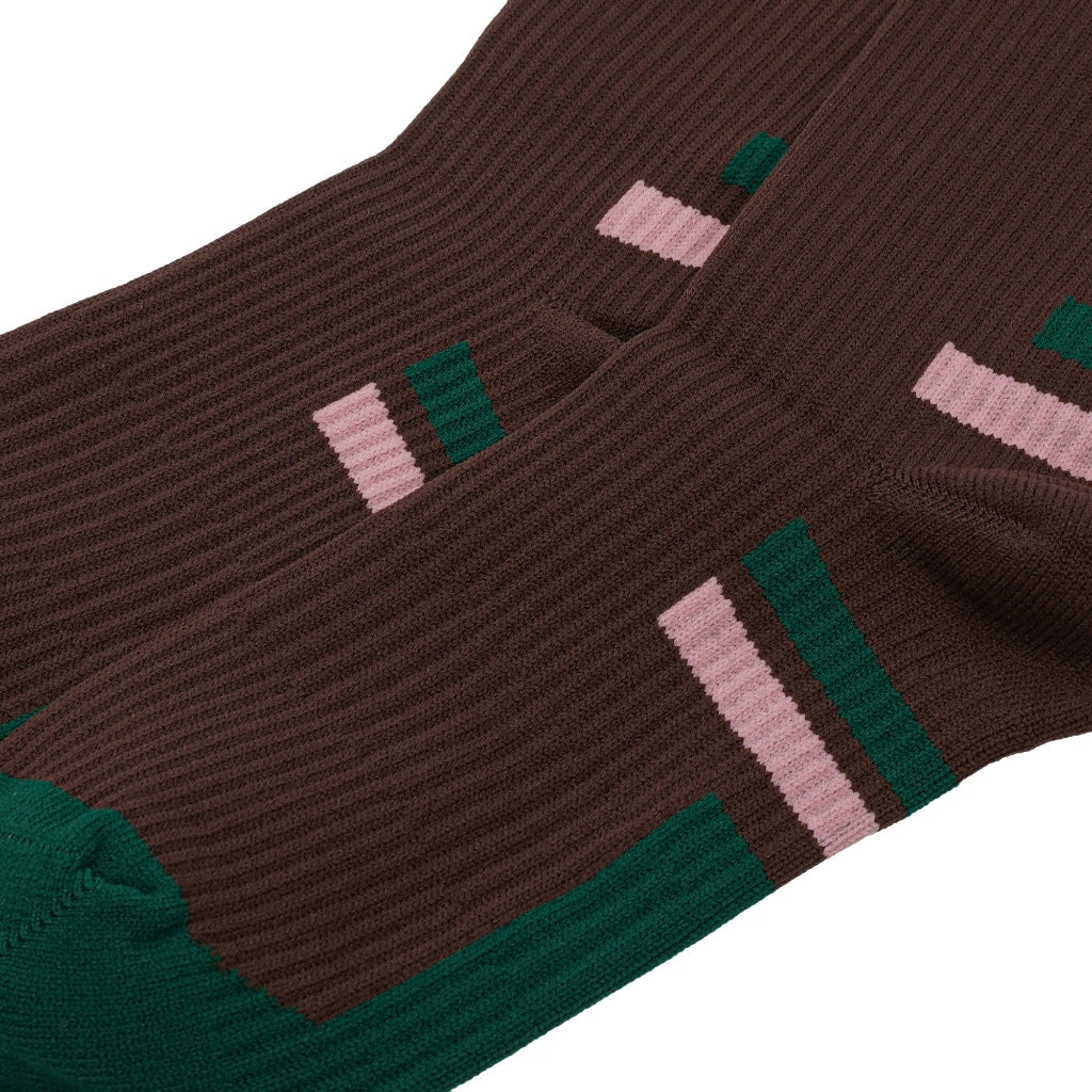 Yoga & Pilates Knee Socks Brown