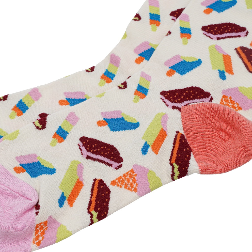 Ice Cream Pink Unisex Socks