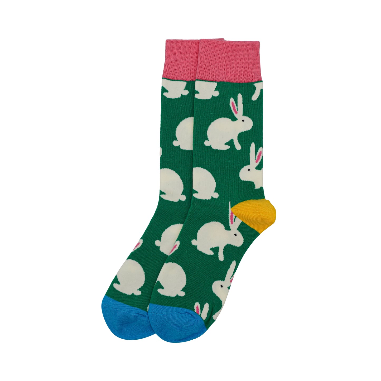 Bunny Green Unisex Socks
