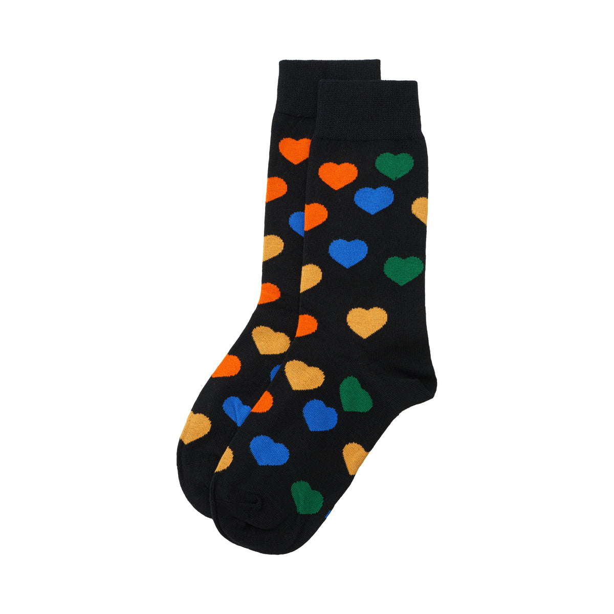 Rainbow Hearts Unisex Socks